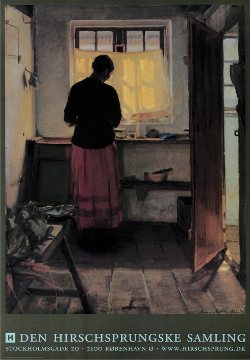 Anna Ancher: Pigen i køkkenet